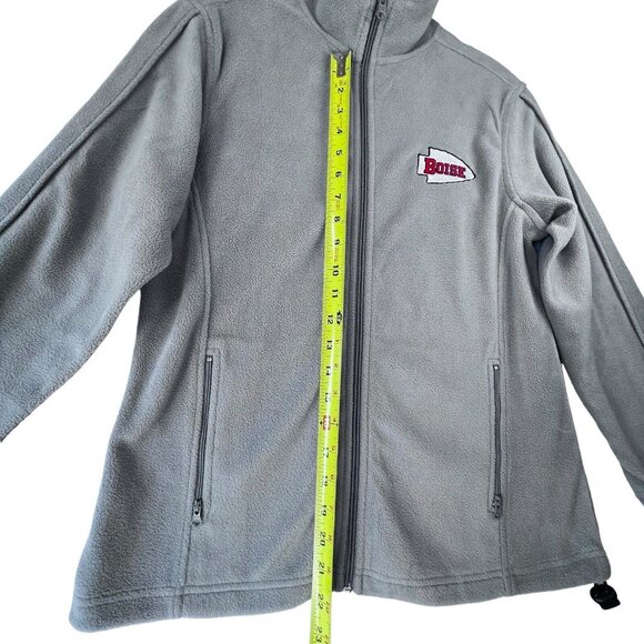 FeatherLite Fleece Jacket Gray Full Zip Boise High School Womens Girls Small - Picture 9 of 10